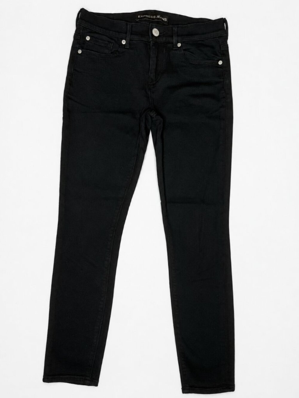 Express Black Skinny Jeans Women’s Size 2S Stretch Denim